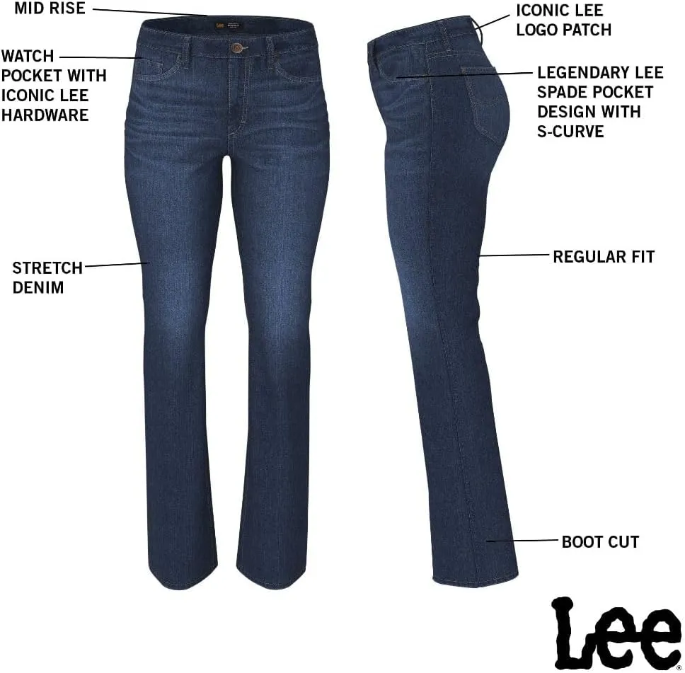 Lee Women's Legendary Mid Rise Bootcut Jean