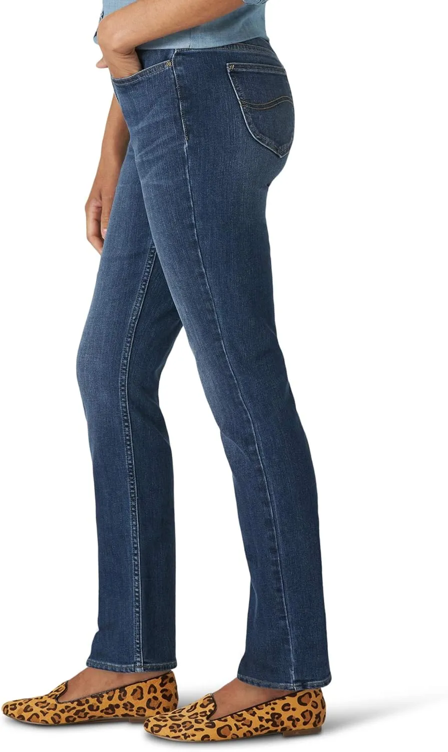 Lee Women's Legendary Mid Rise Straight Leg Jean