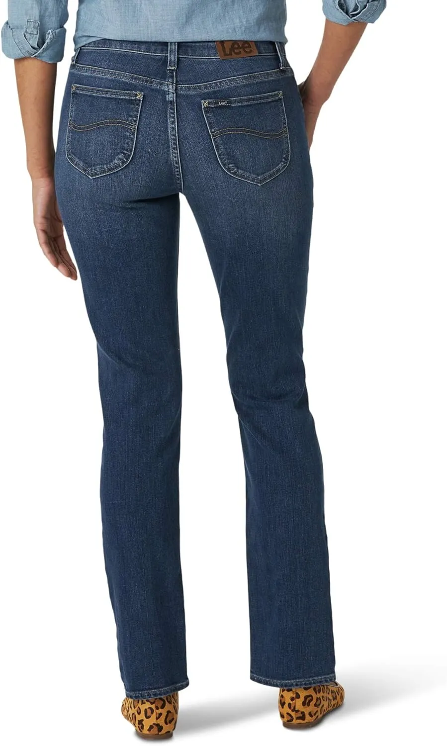 Lee Women's Legendary Mid Rise Straight Leg Jean