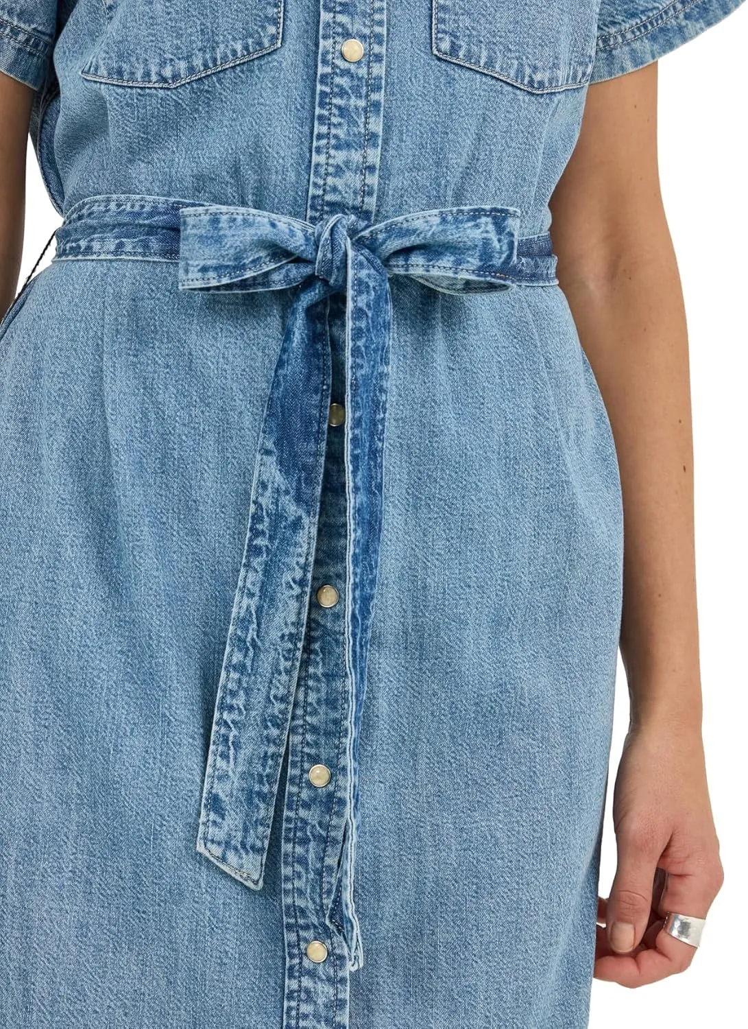 Lee Women's Legendary Short Sleeve Western Denim Dress