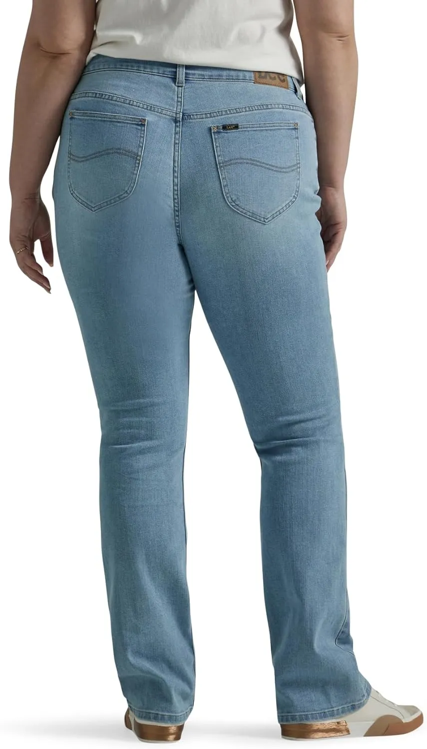 Lee womens Plus Size Legendary Mid Rise Bootcut Jean