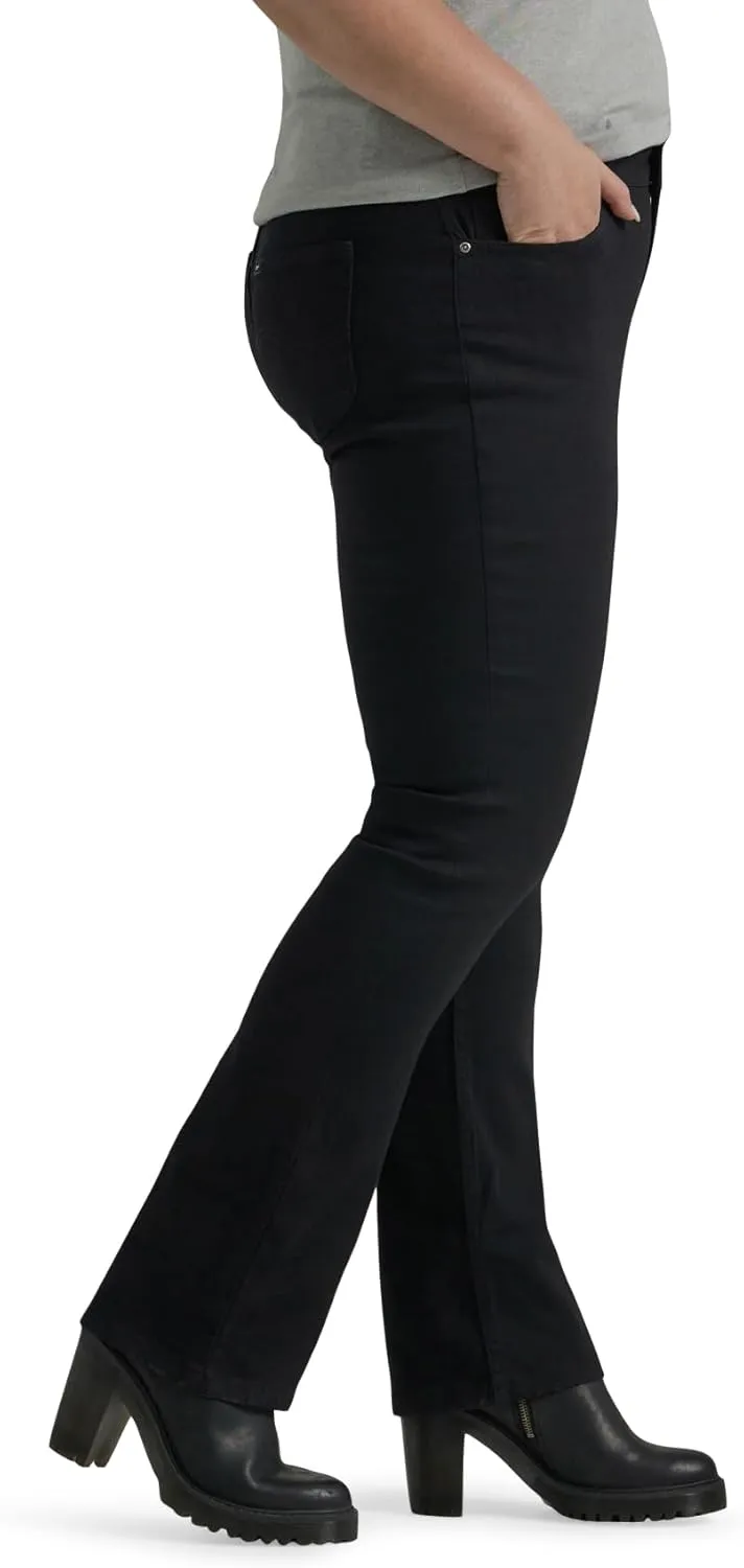 Lee womens Plus Size Legendary Mid Rise Bootcut Jean