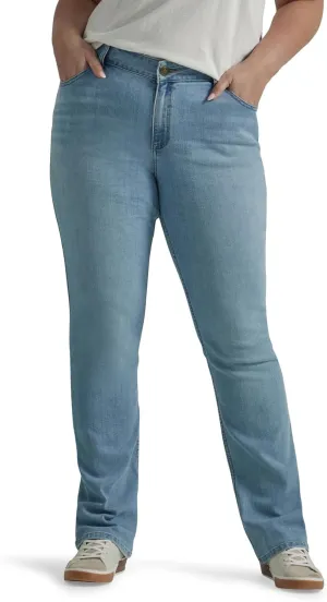 Lee womens Plus Size Legendary Mid Rise Bootcut Jean