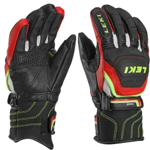 LEKI World Cup Race Flex S Jr Glove Black/Red/White/Yellow