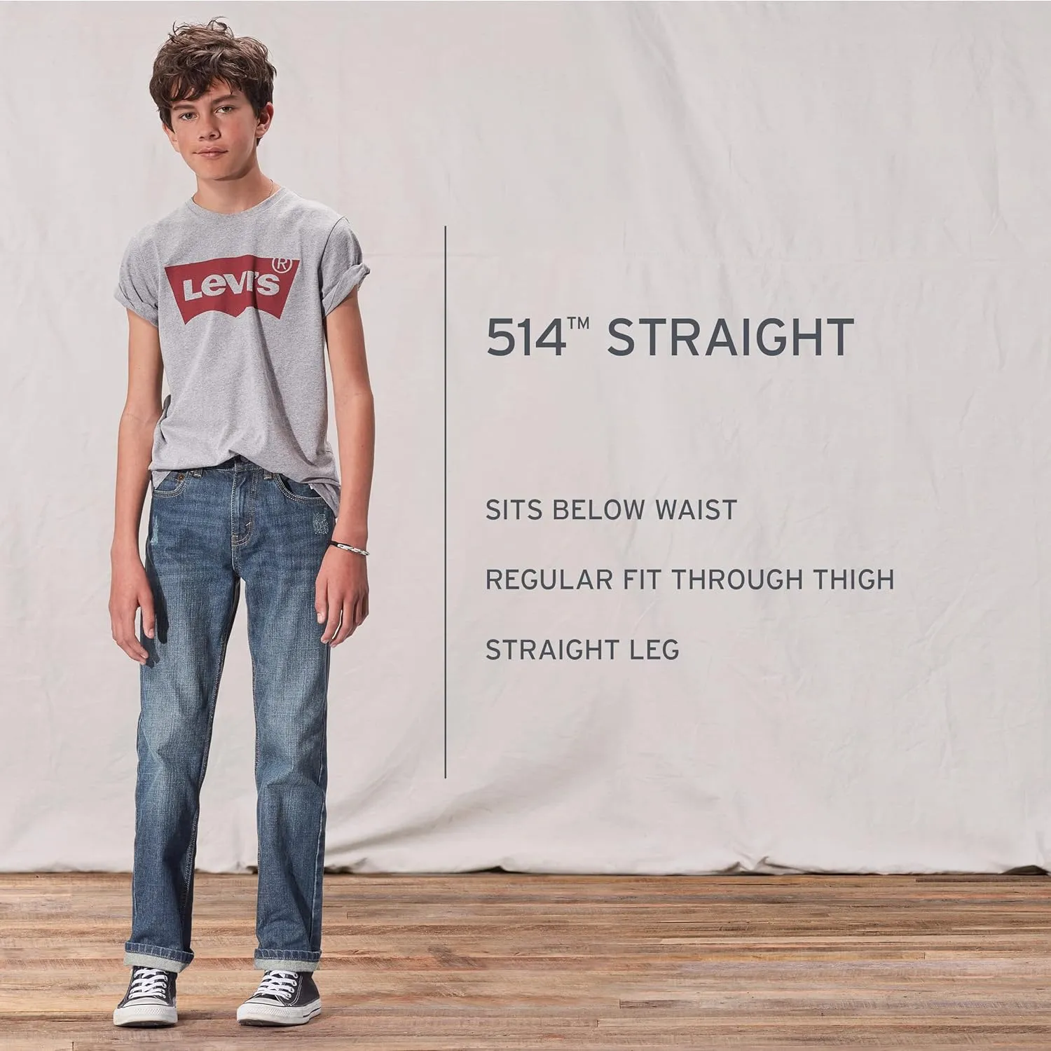 Levi's Boys' 514 Straight Fit Jeans
