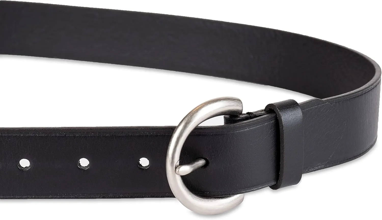 Levi's Women's Casual Soft Leather Jean Belt with Rounded Buckle
