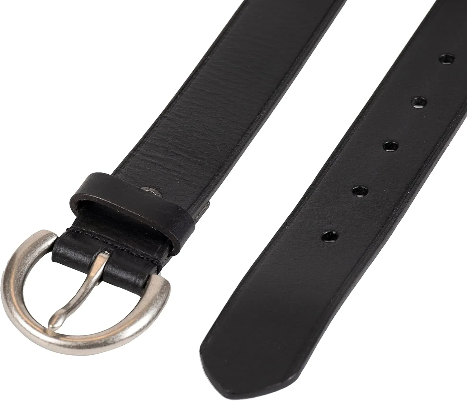 Levi's Women's Casual Soft Leather Jean Belt with Rounded Buckle