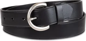 Levi's Women's Casual Soft Leather Jean Belt with Rounded Buckle