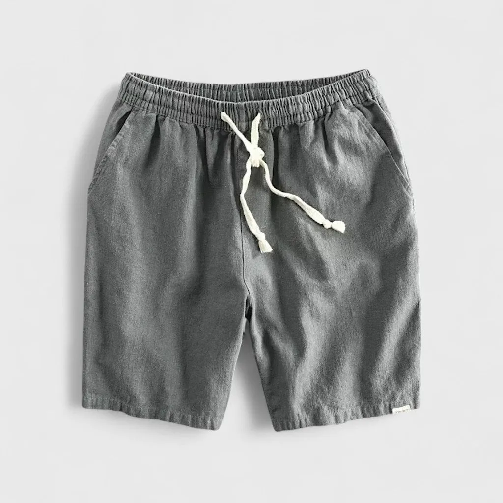 Liam Turner Linen-Cotton Shorts
