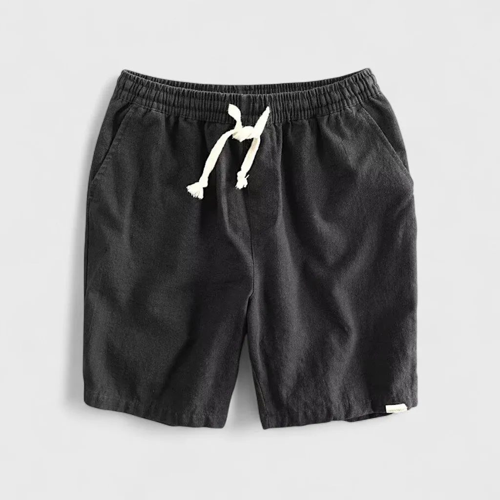 Liam Turner Linen-Cotton Shorts