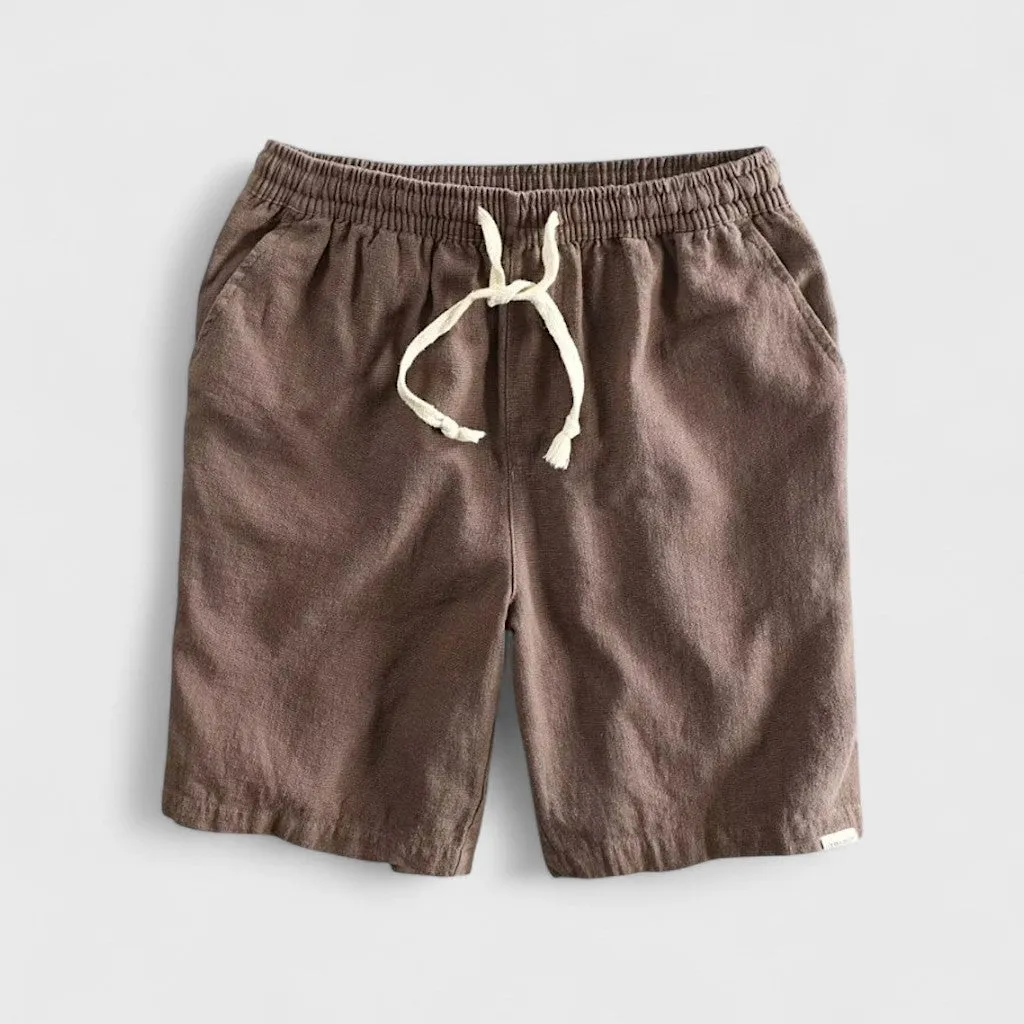 Liam Turner Linen-Cotton Shorts
