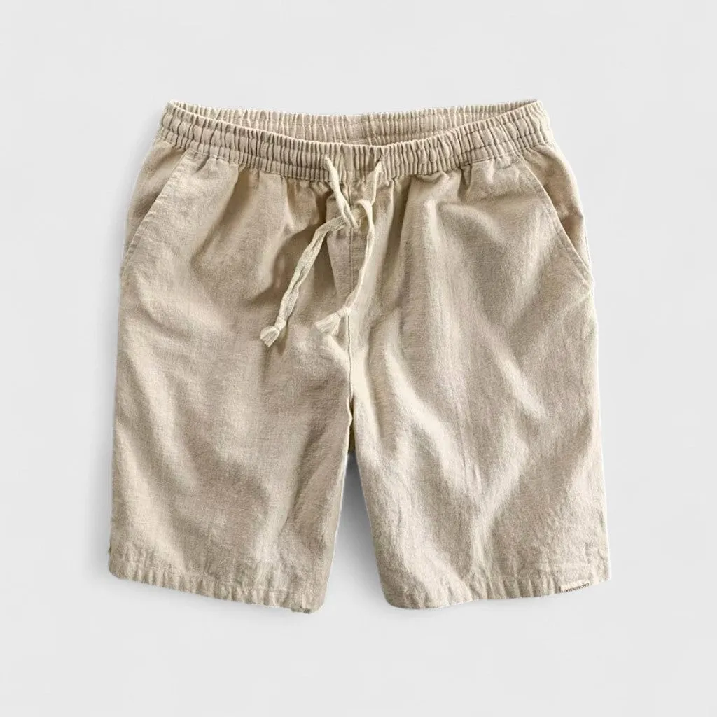 Liam Turner Linen-Cotton Shorts