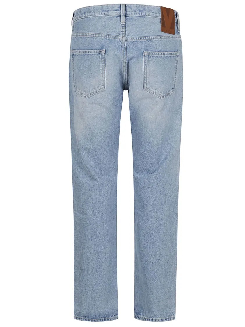 Light Wash Denim Pants