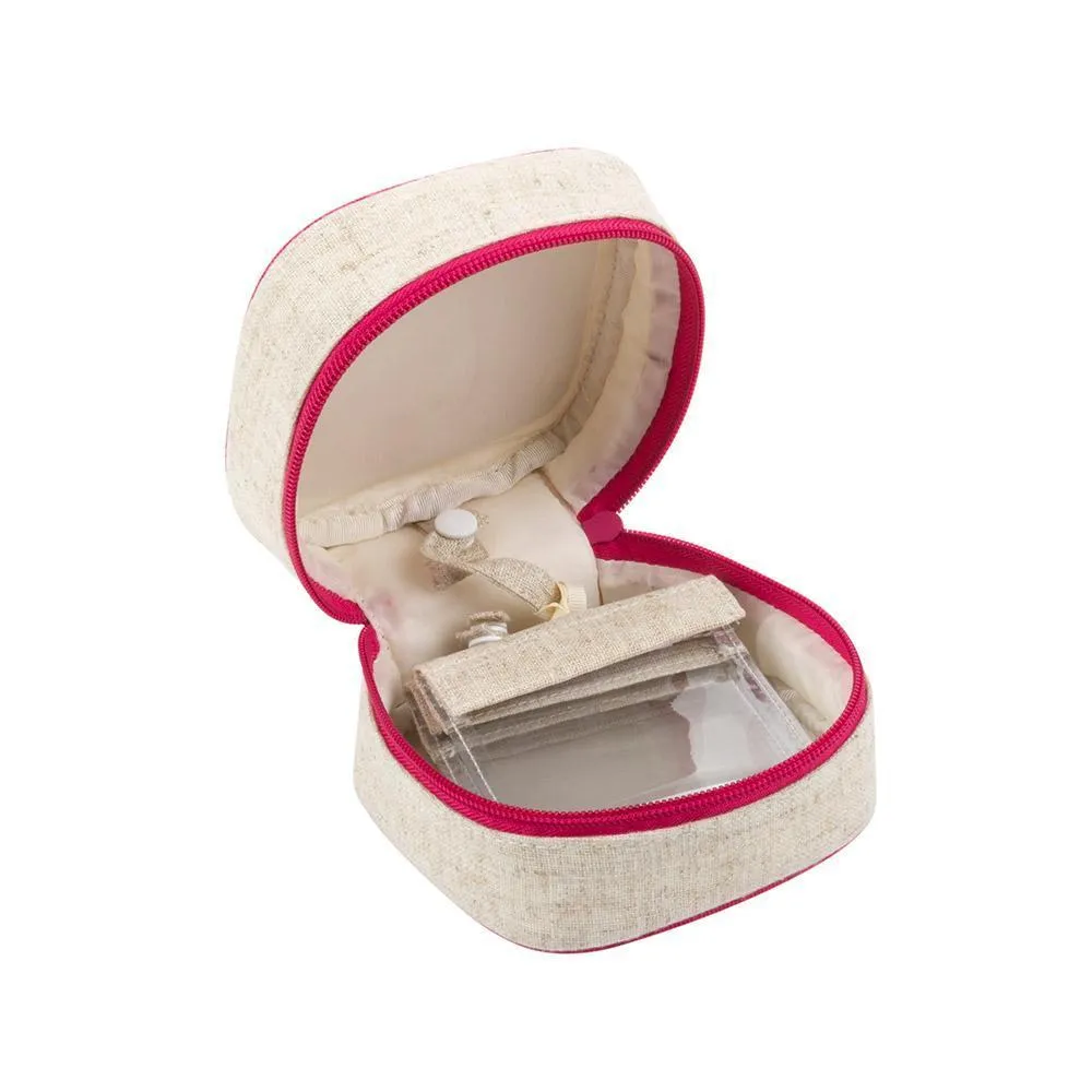 Linen Jewelry Cube