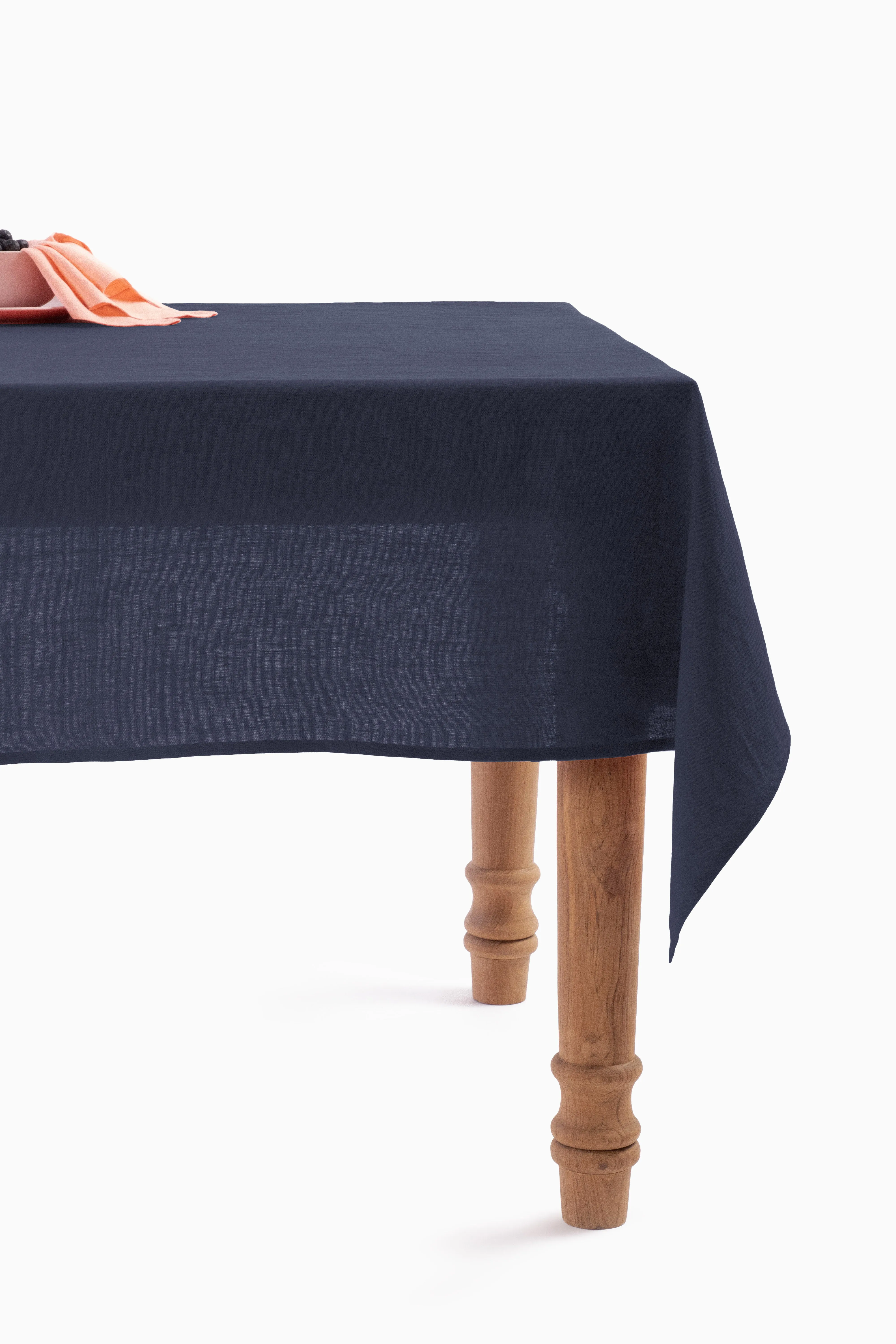 Linen Slumber Solid Tablecloth-Blackberry Wine