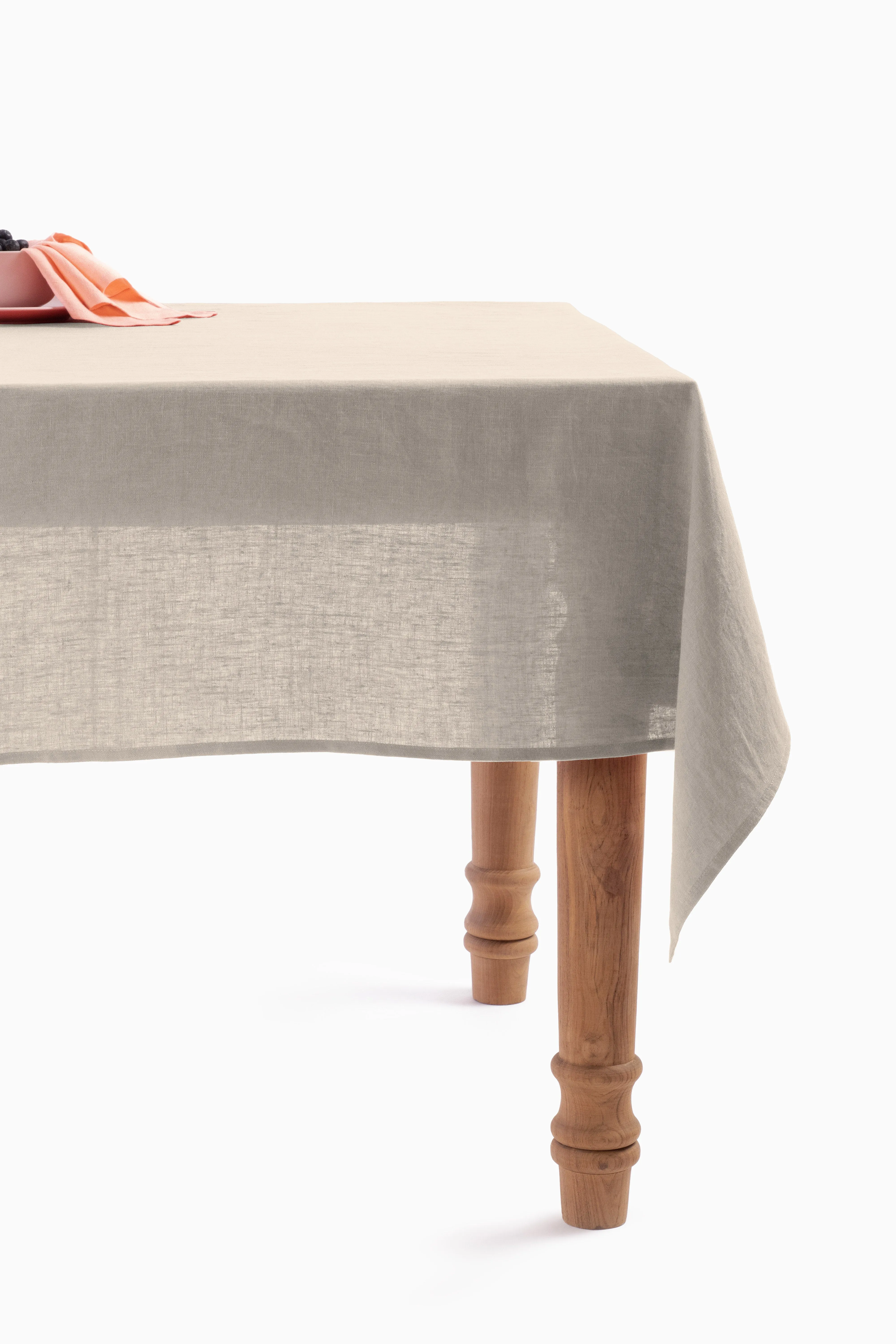Linen Slumber Solid Tablecloth-Blackberry Wine