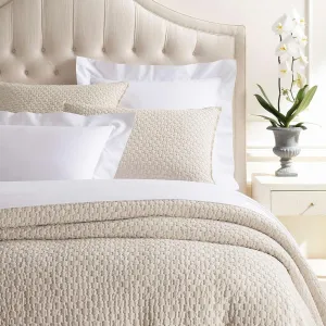 Lodi Alabaster Matelasse Coverlet, Queen Size, Ivory Solid Pattern
