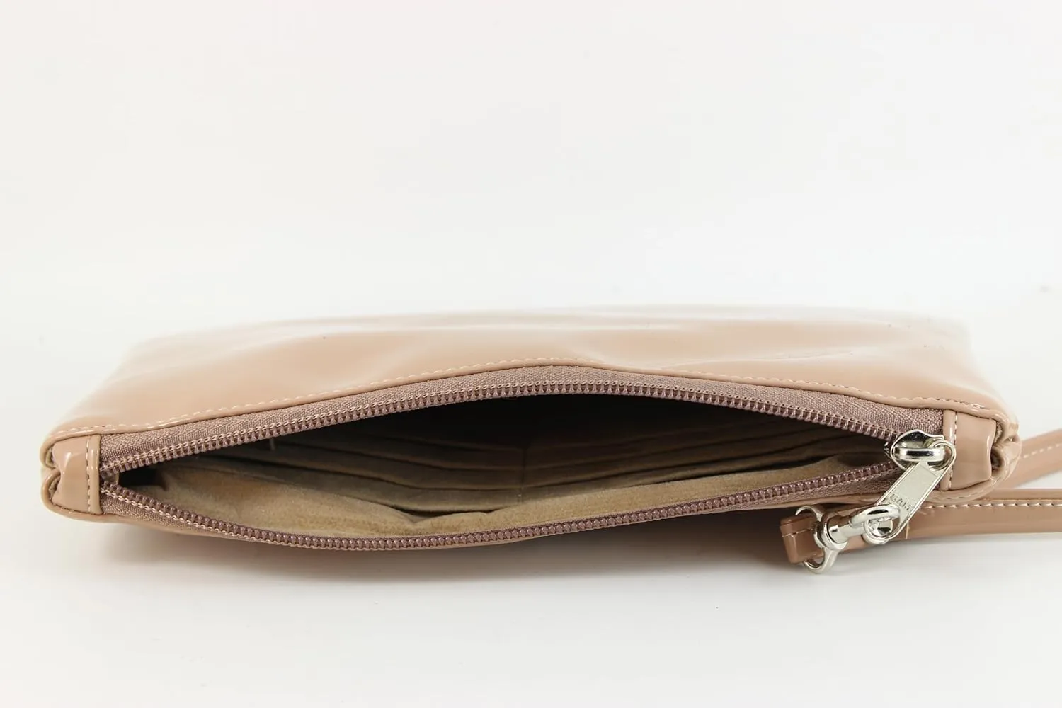 LONI Womens Adorable Patent Clutch Bag Wallet Purse for Women with Detachable Wrist Strap in black