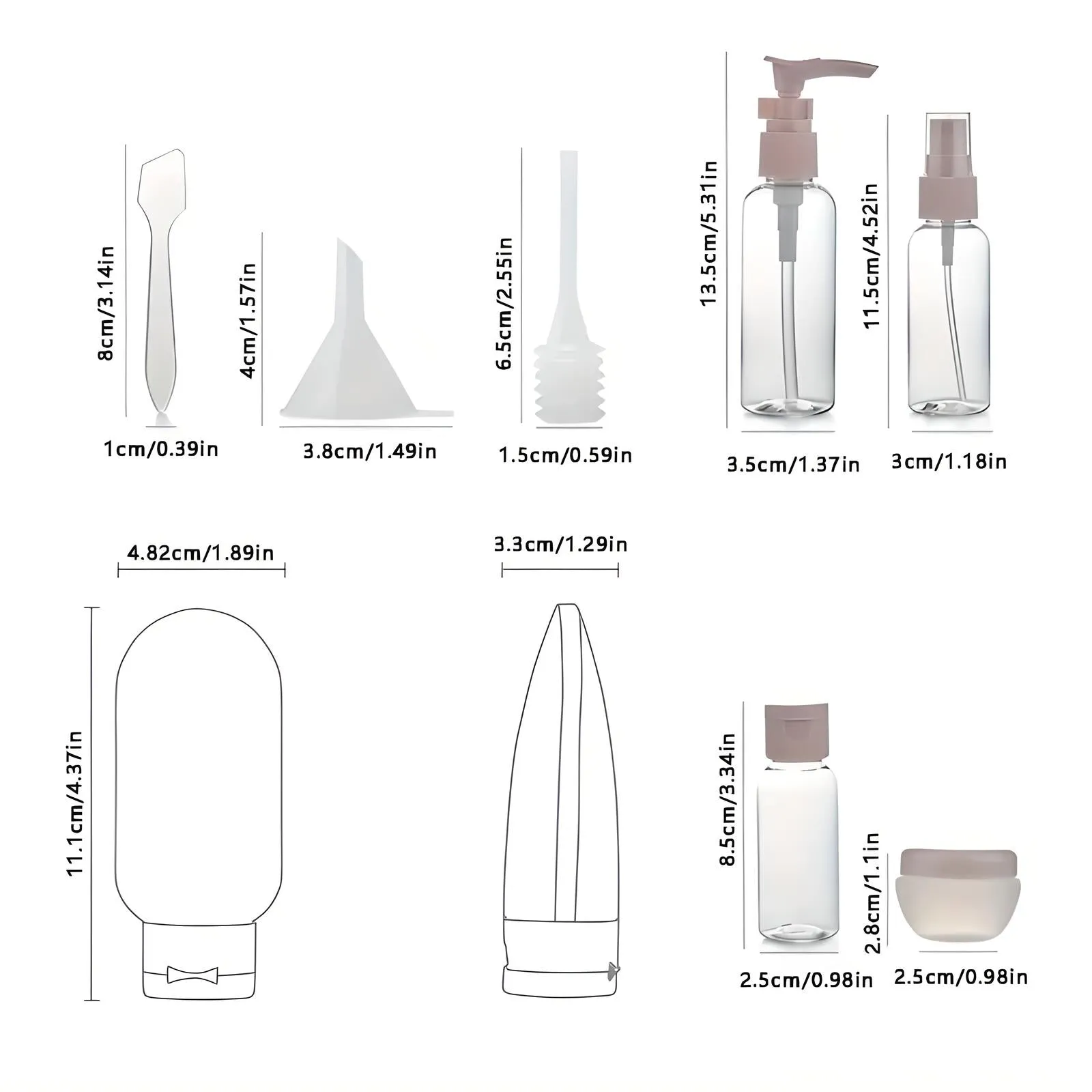 Louisa | Complete 11-Piece Travel Care Set
