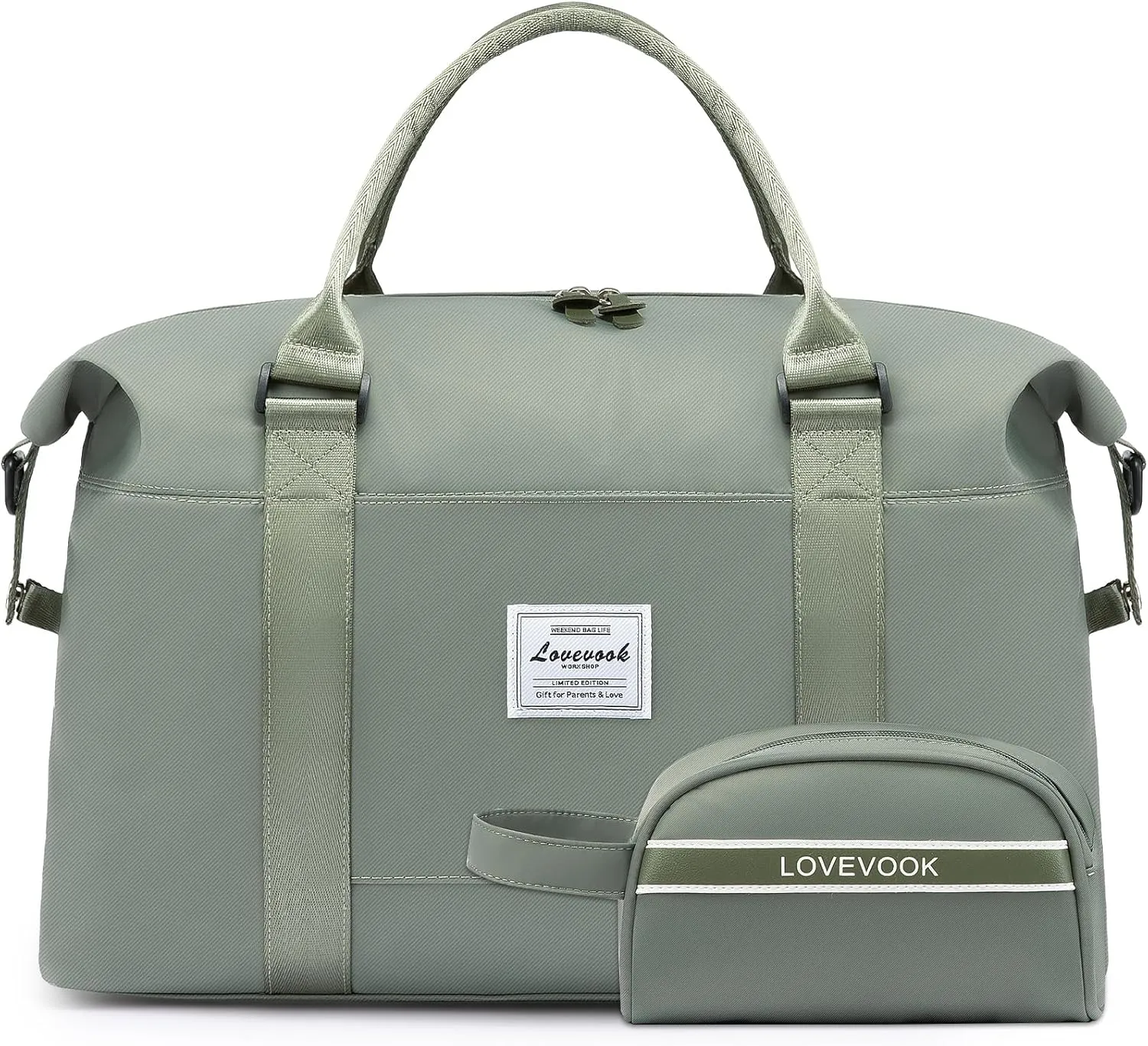 LOVEVOOK Weekender Bag for Women Cute Travel Tote Bag Gym Duffel Bag with Toiletry Bag Carry On Bag Overnight Hospital Bag