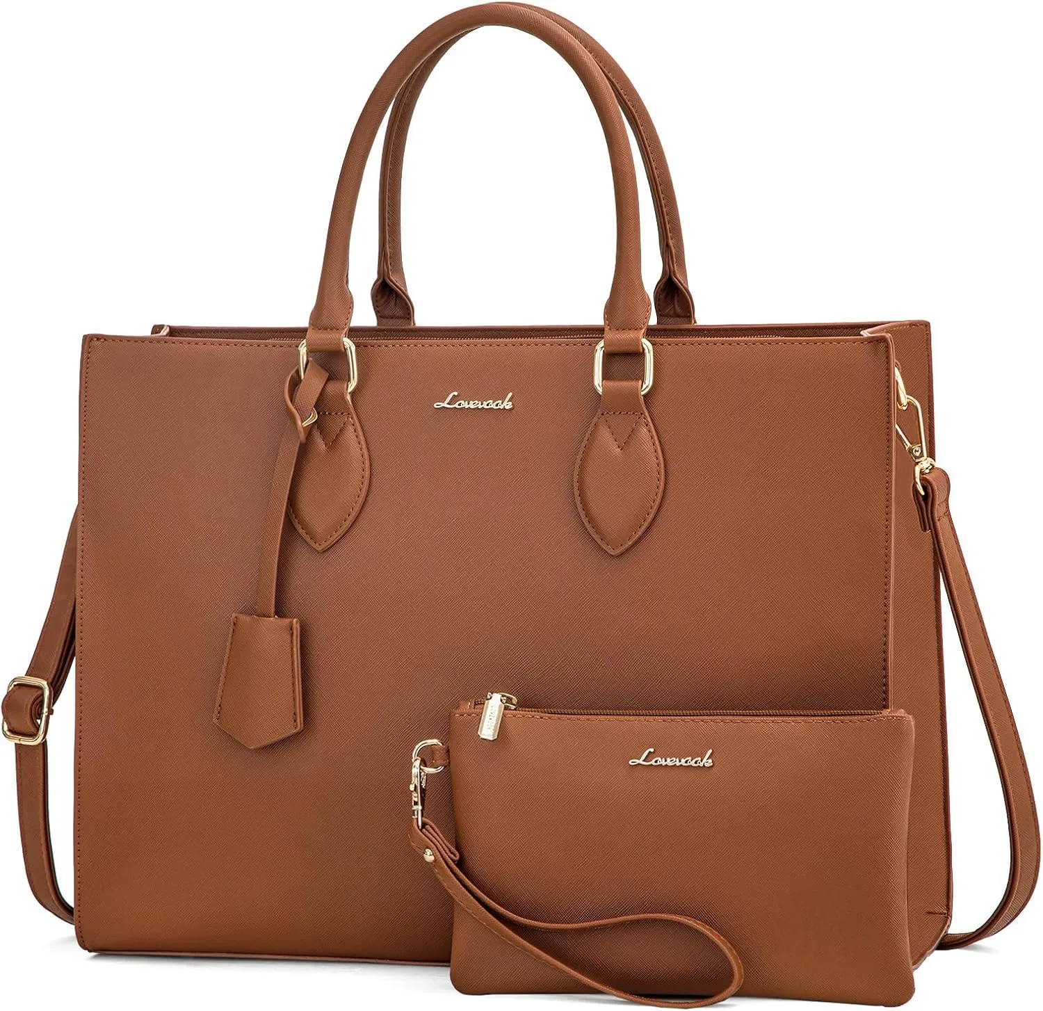 LOVEVOOK Women's 15.6 Inch Laptop Tote Briefcase Business Office Bag