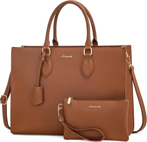 LOVEVOOK Women's 15.6 Inch Laptop Tote Briefcase Business Office Bag