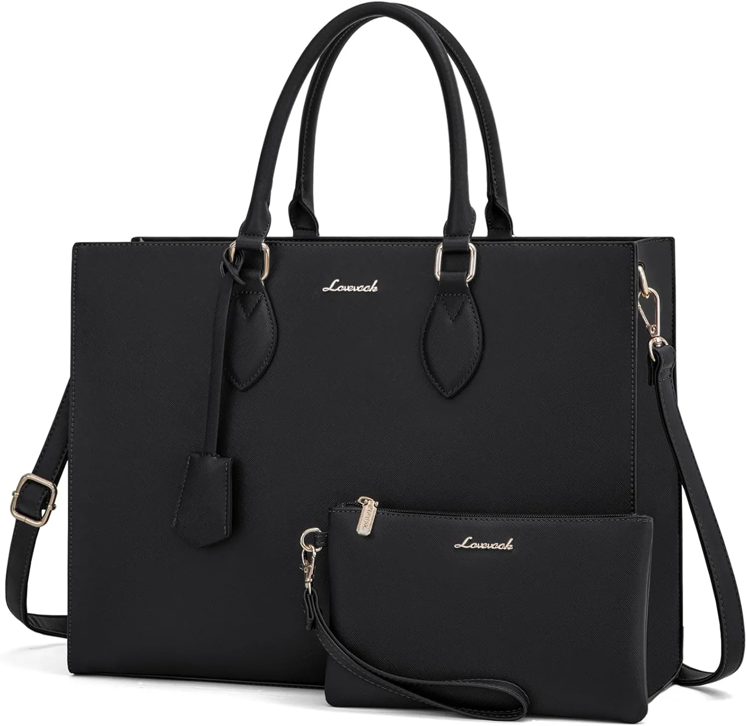 LOVEVOOK Women's 15.6 Inch Laptop Tote Briefcase Business Office Bag