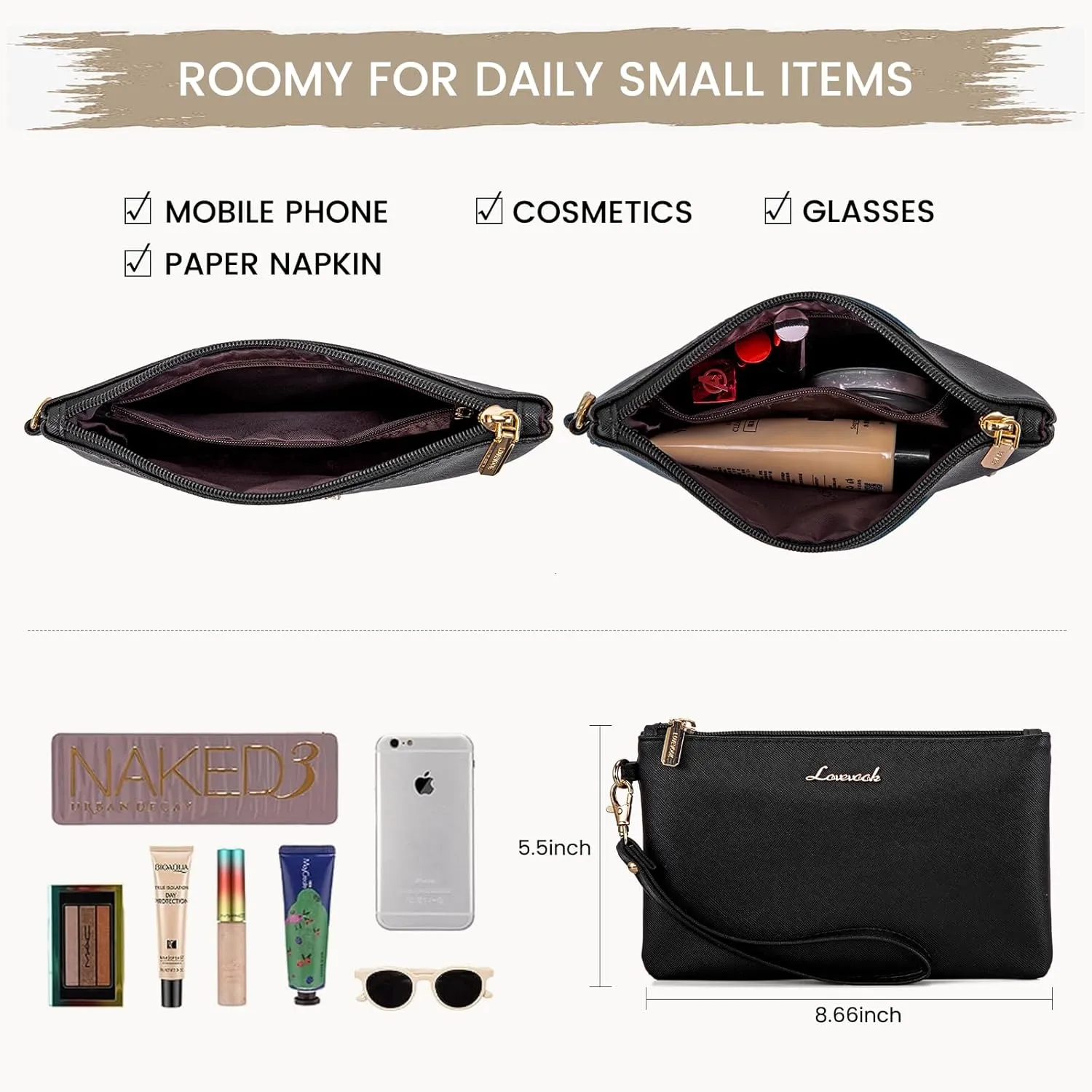 LOVEVOOK Women's 15.6 Inch Laptop Tote Briefcase Business Office Bag
