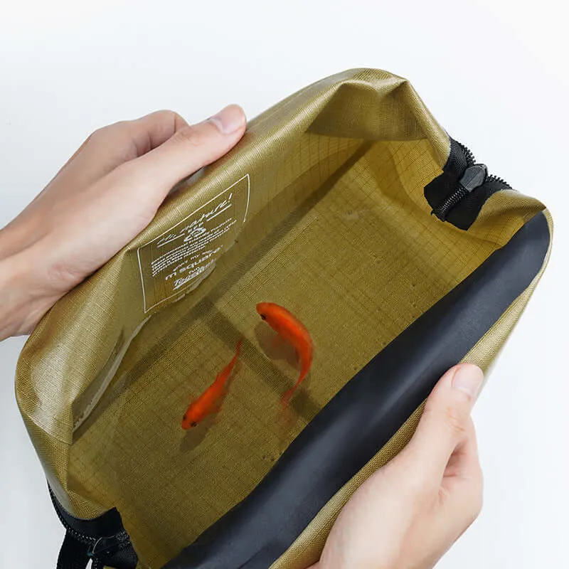M Square Waterproof Lightweight Toiletry Bag - Durable Travel Companion