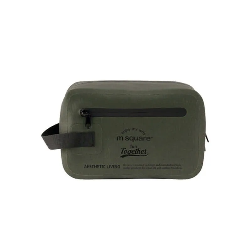 M Square Waterproof Lightweight Toiletry Bag - Durable Travel Companion
