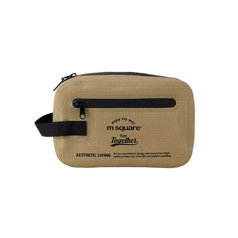 M Square Waterproof Lightweight Toiletry Bag - Durable Travel Companion