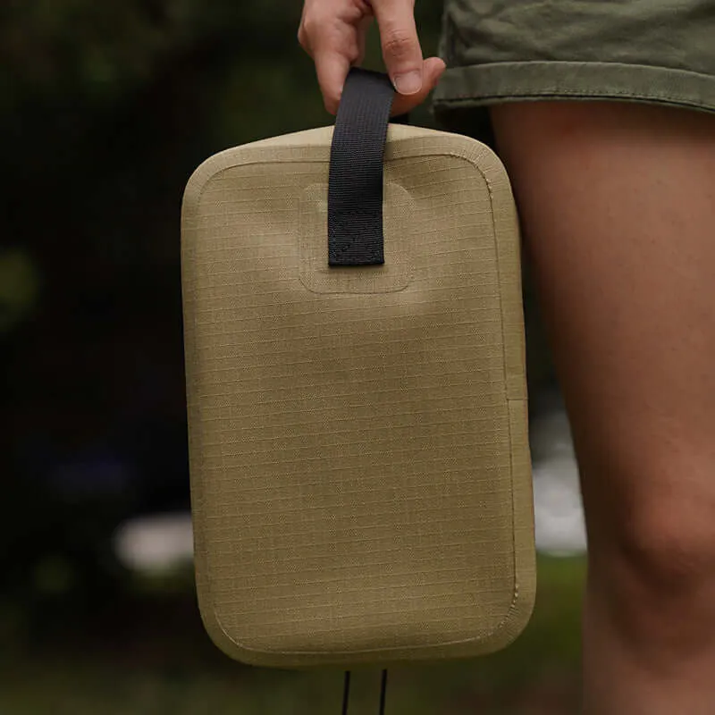 M Square Waterproof Lightweight Toiletry Bag - Durable Travel Companion