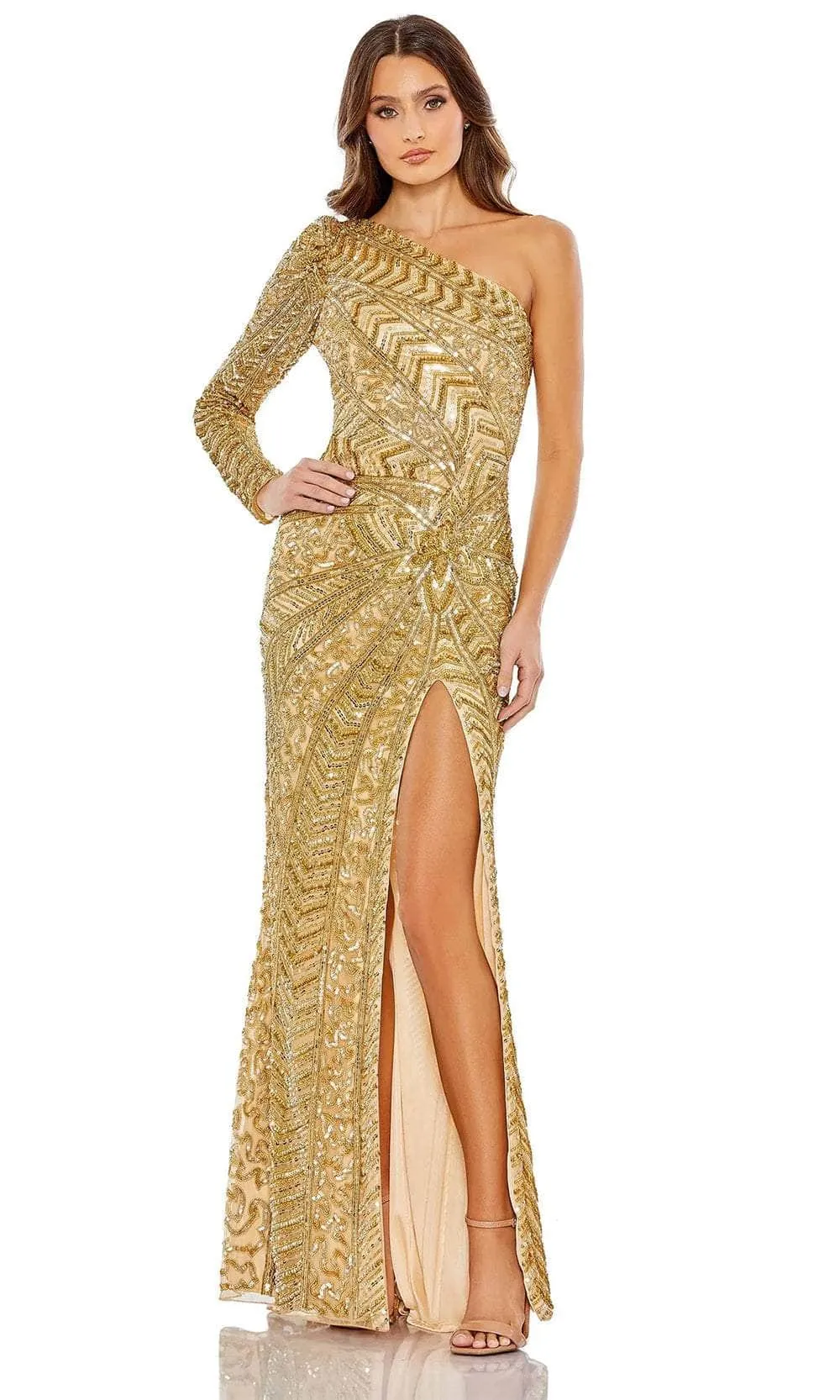 Mac Duggal 5649 - Long Sleeve Evening Dress