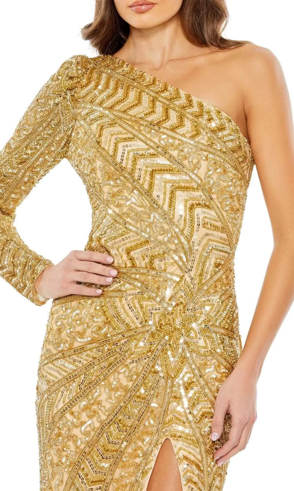 Mac Duggal 5649 - Long Sleeve Evening Dress