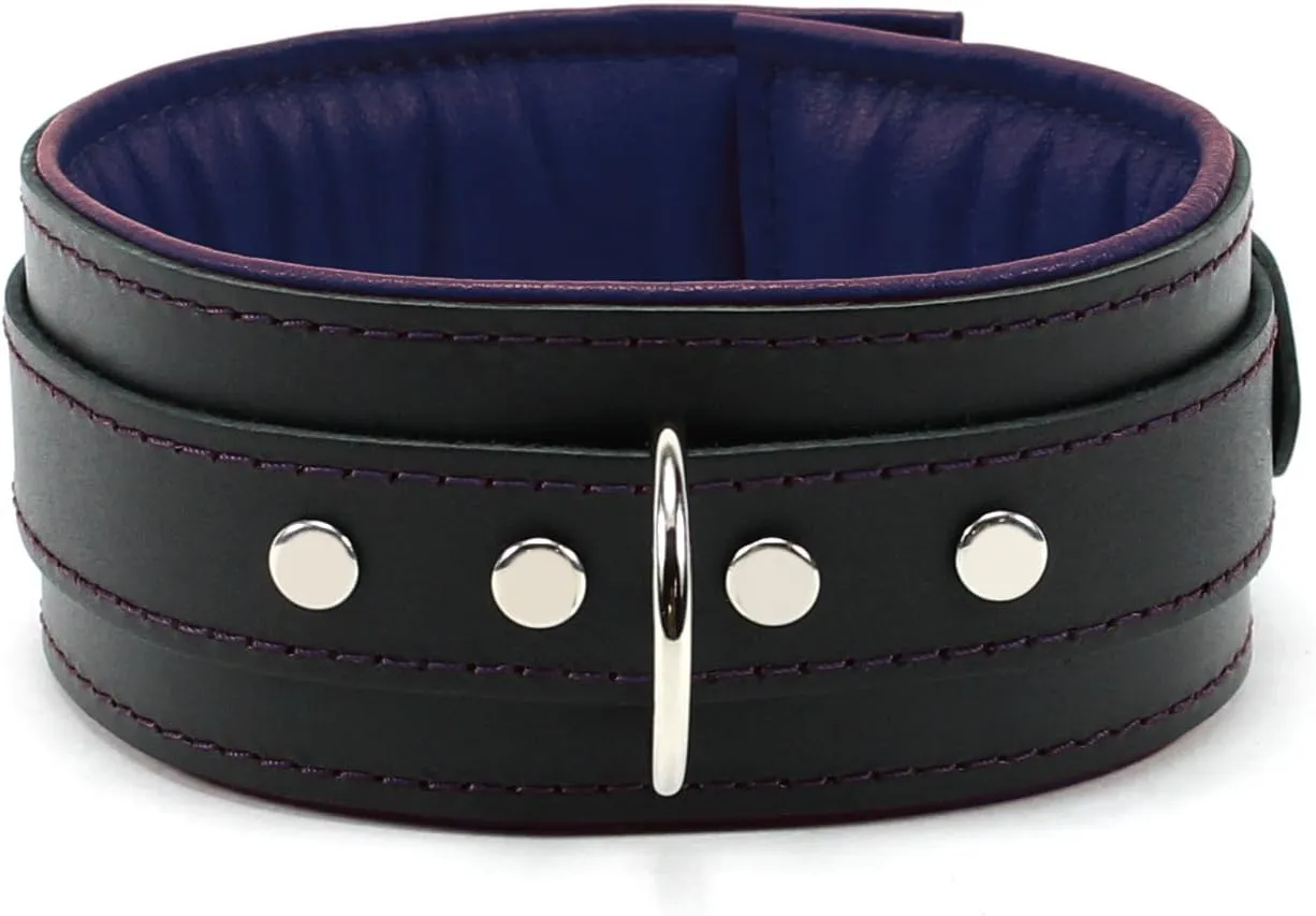 Macon Collar Supreme Lambskin Leather Ultra Soft Padded Choker