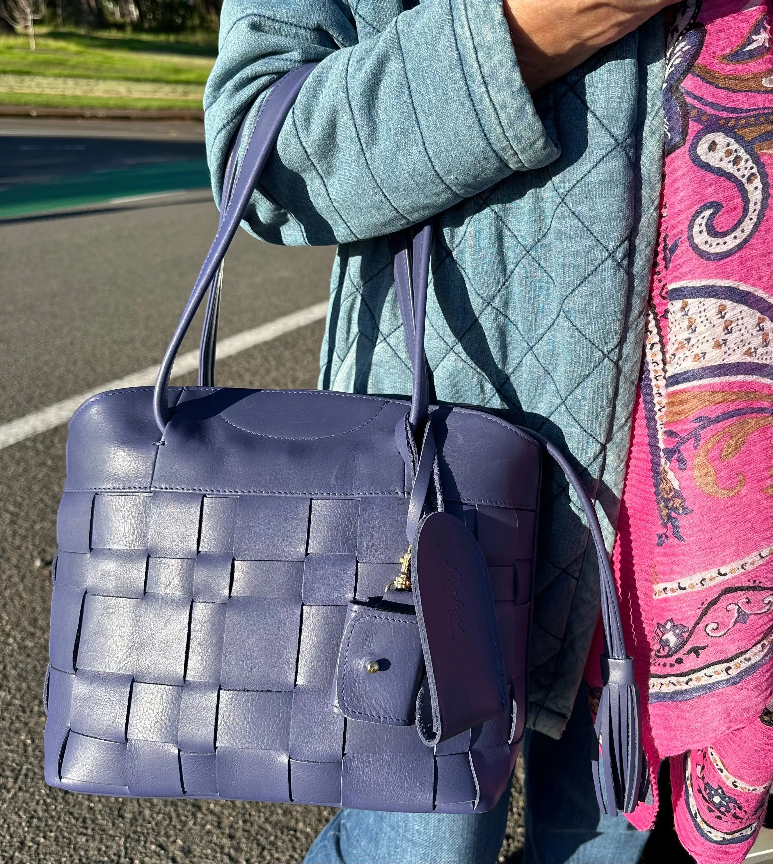 Madison Drawstring Tote - Hazelnut