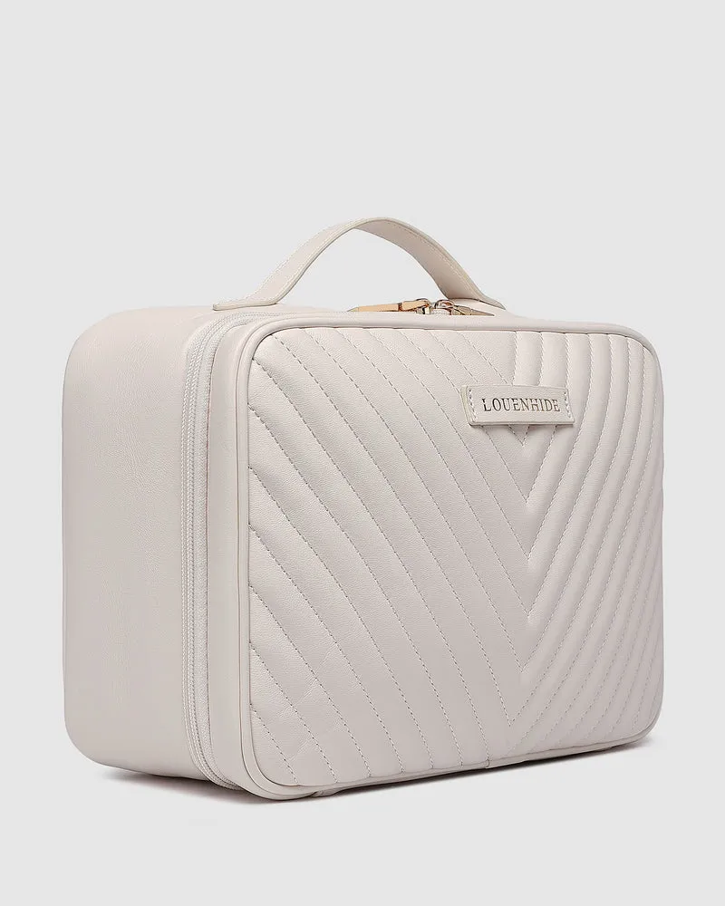 Maggie Quilted Cosmetic Bag