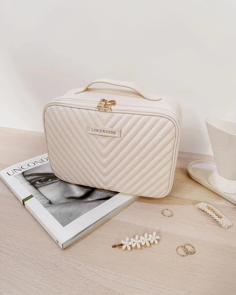 Maggie Quilted Cosmetic Bag