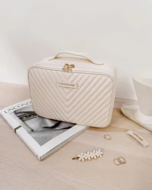 Maggie Quilted Cosmetic Bag