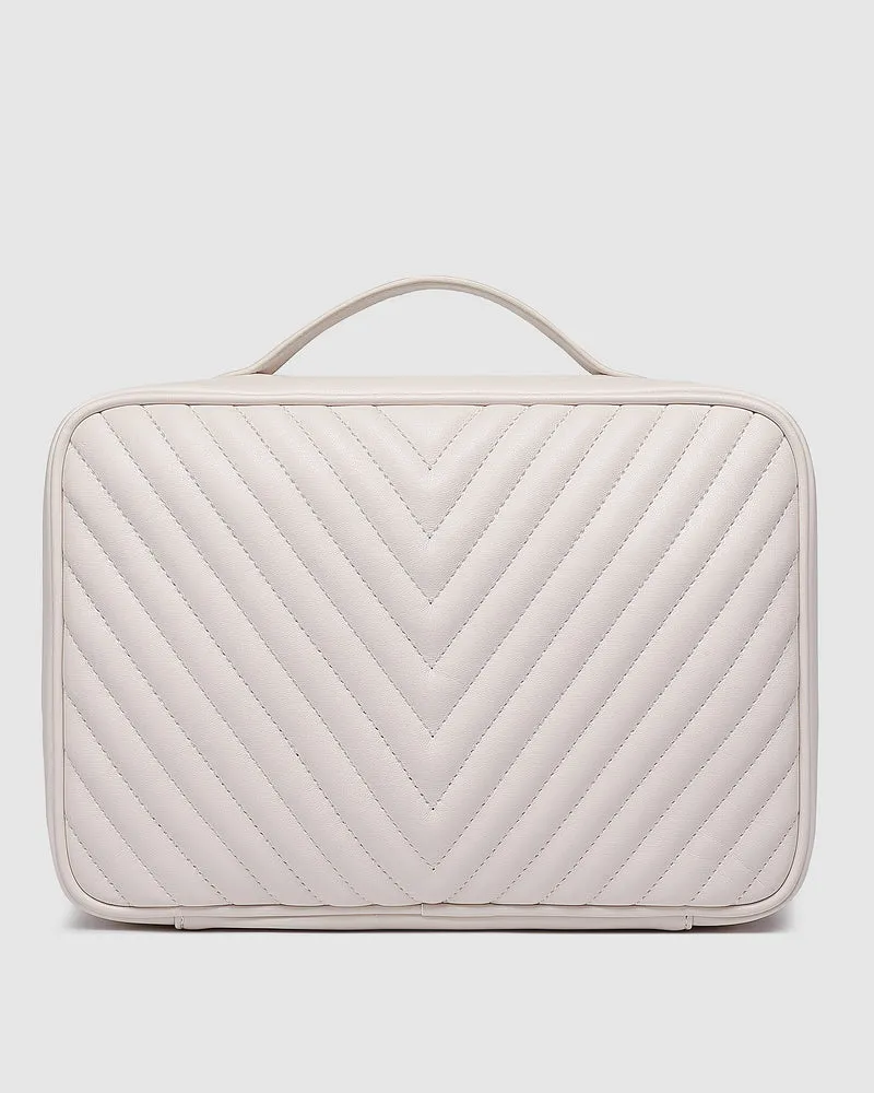 Maggie Quilted Cosmetic Bag
