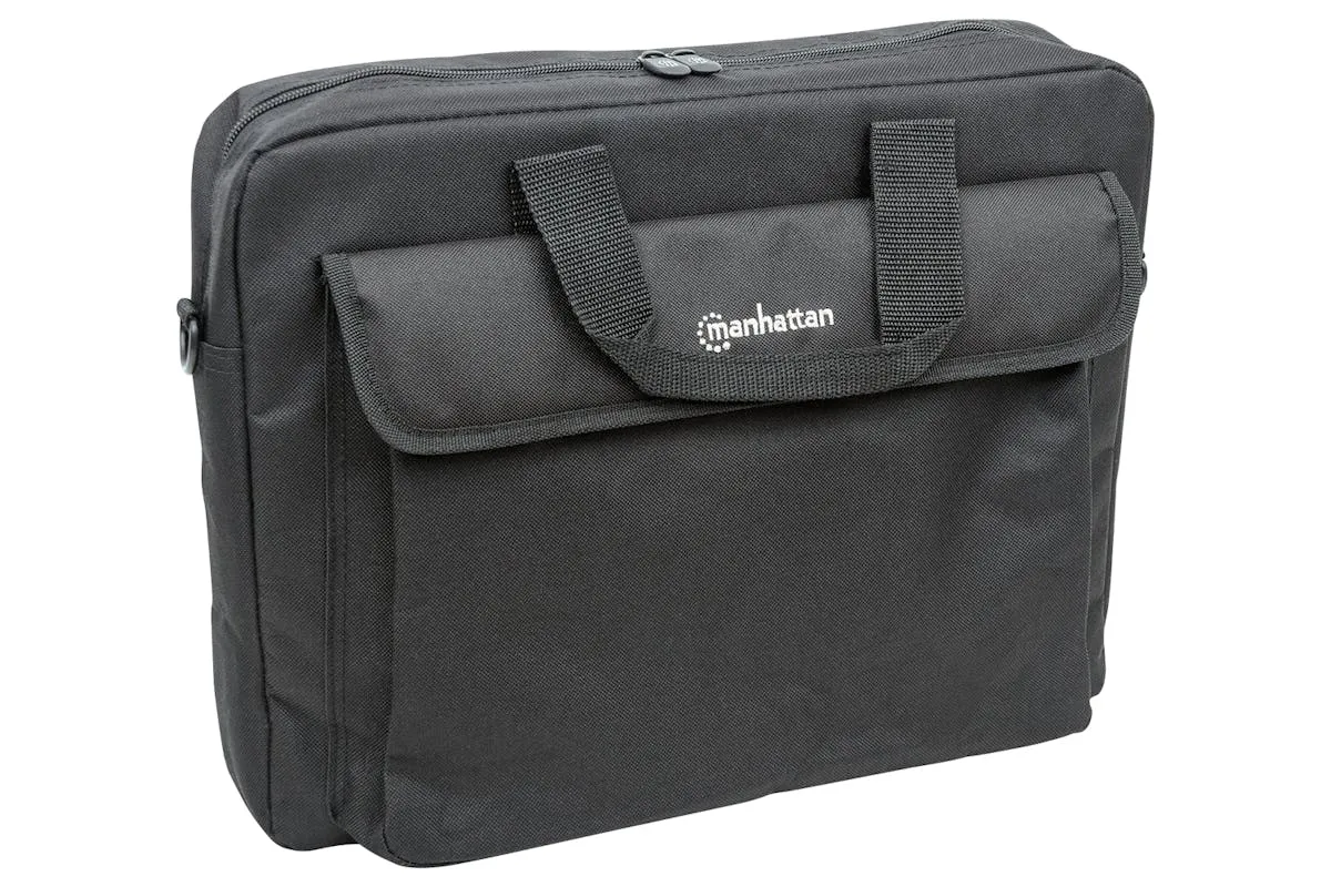 Manhattan London 15.6" Notebook Computer Briefcase | Black