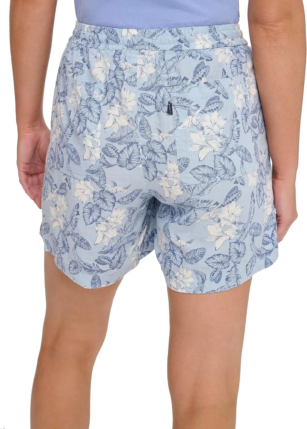 Margaritaville Women's No Passport Required Beach Linen Shorts