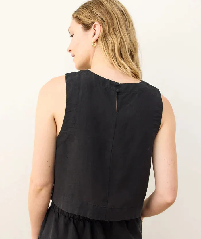 Marine Layer Quinn Linen Tank