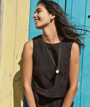 Marine Layer Quinn Linen Tank