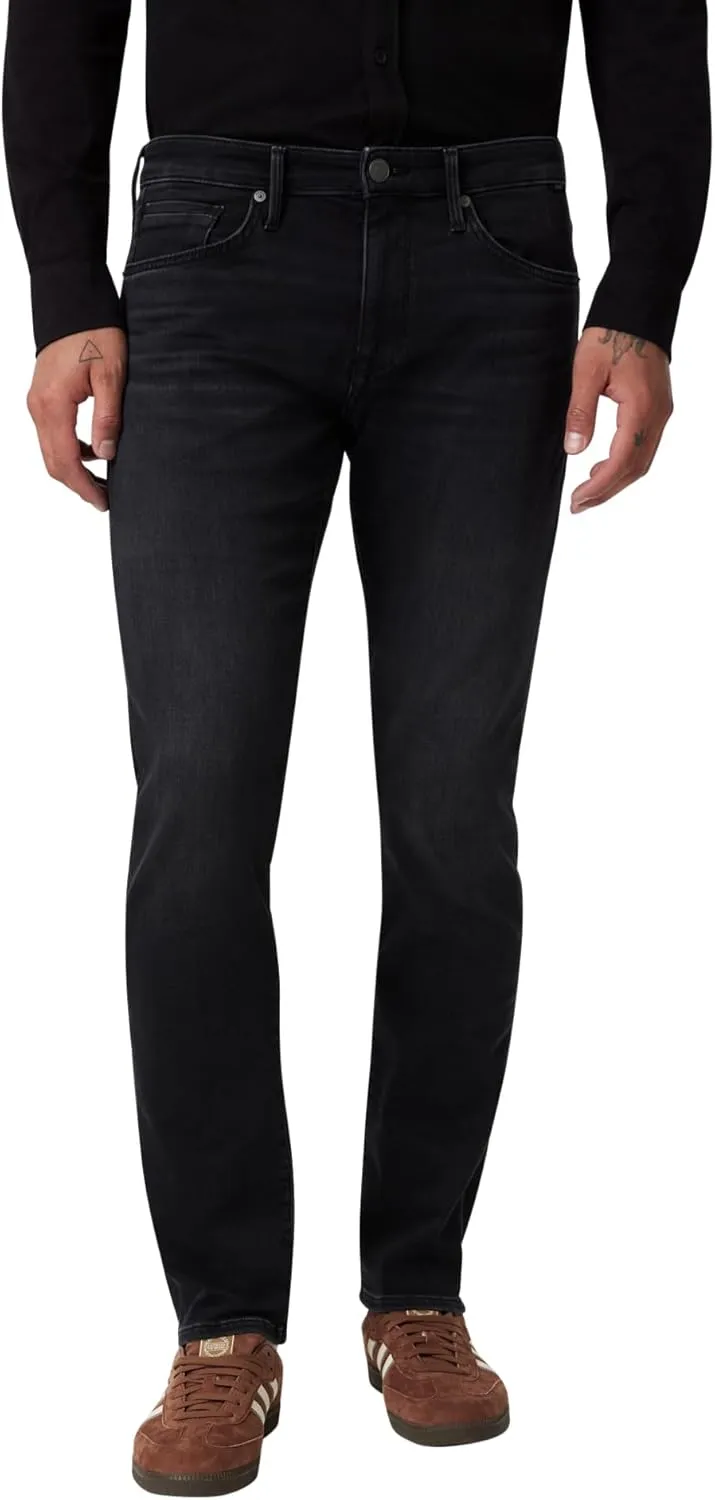 Mavi Men's Jake Mid Rise Skinny Leg Jeans, Deep Smoke Active Comfort, 34x30
