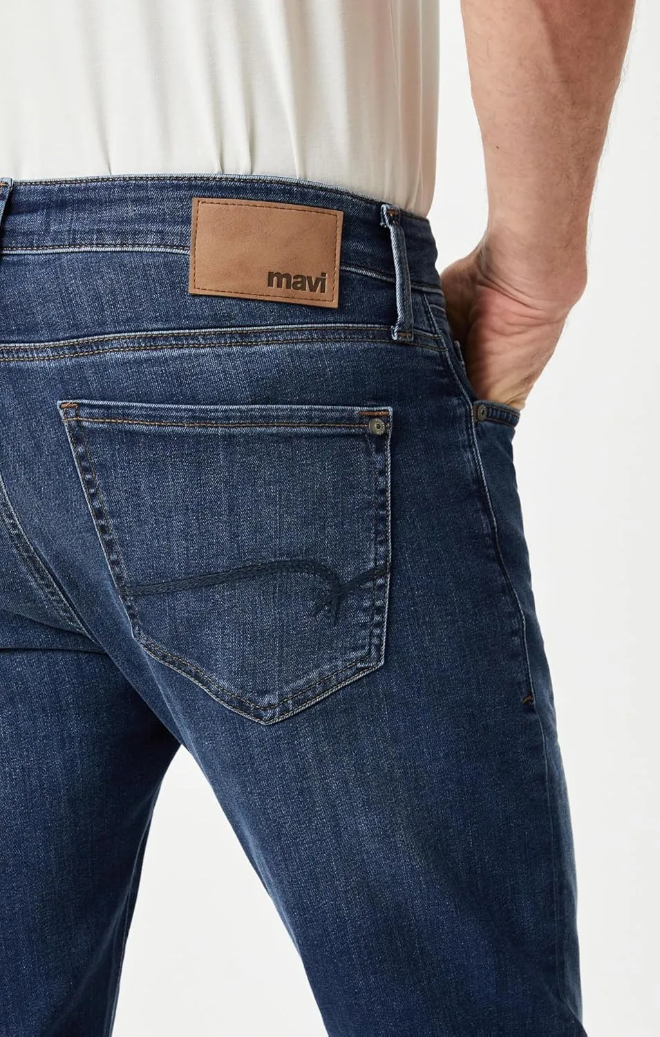 Mavi Men's Marcus Regular Rise Slim Straight Leg Jeans