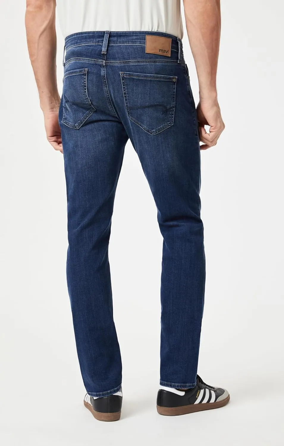 Mavi Men's Marcus Regular Rise Slim Straight Leg Jeans