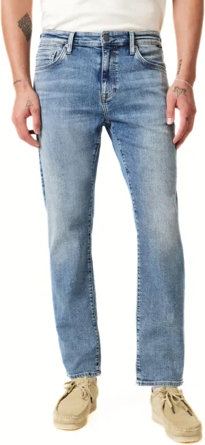 Mavi Men's Zach Mid Rise Straight Leg Jeans, Mid Used Williamsburg 38x32 Medium Blue