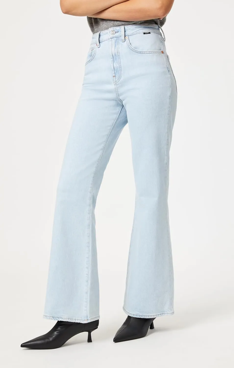 Mavi Women's Los Angeles High Rise Boot Cut Flare Jeans