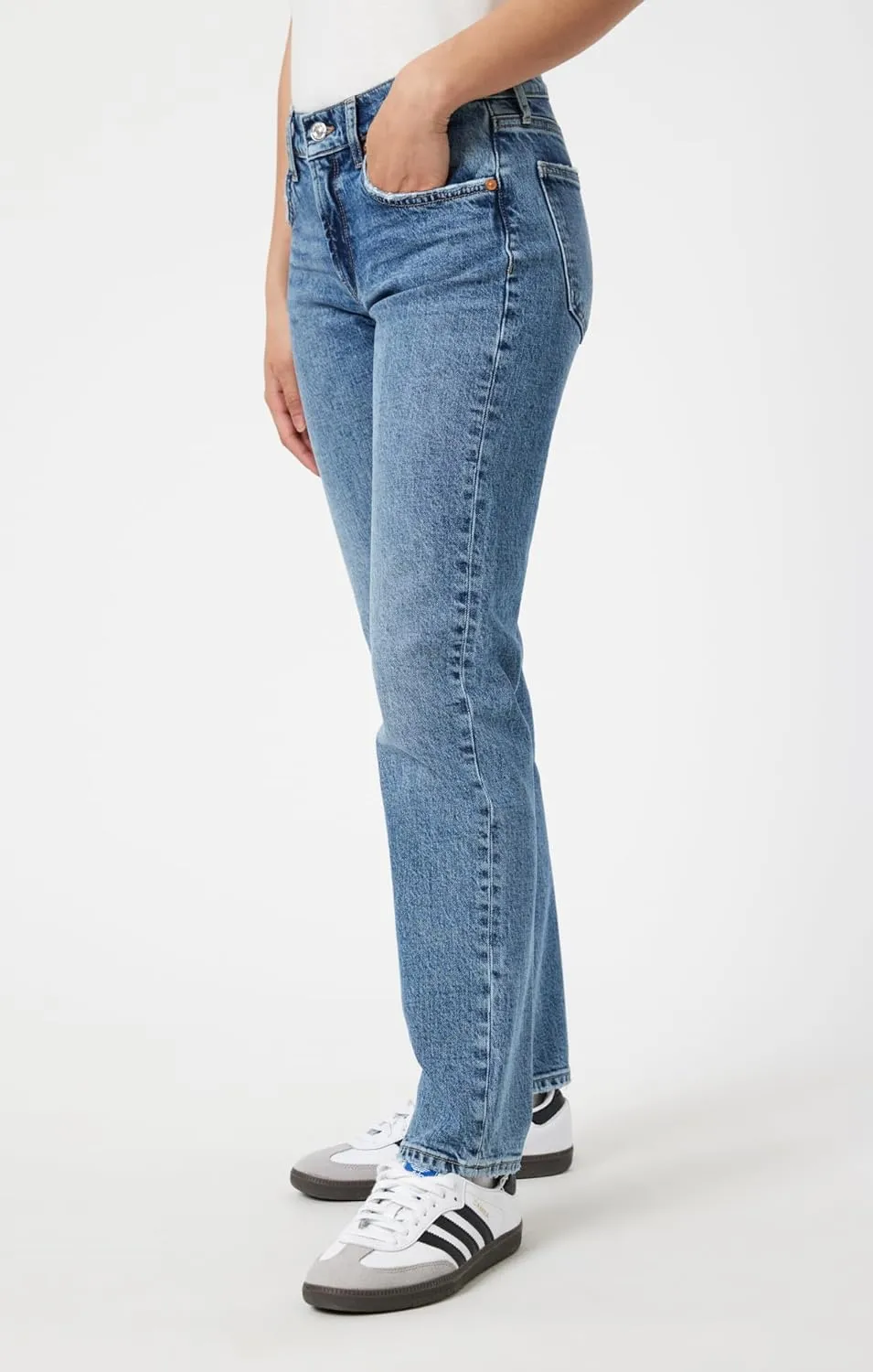 Mavi Women's Mirella Low Rise Straight Leg Jeans